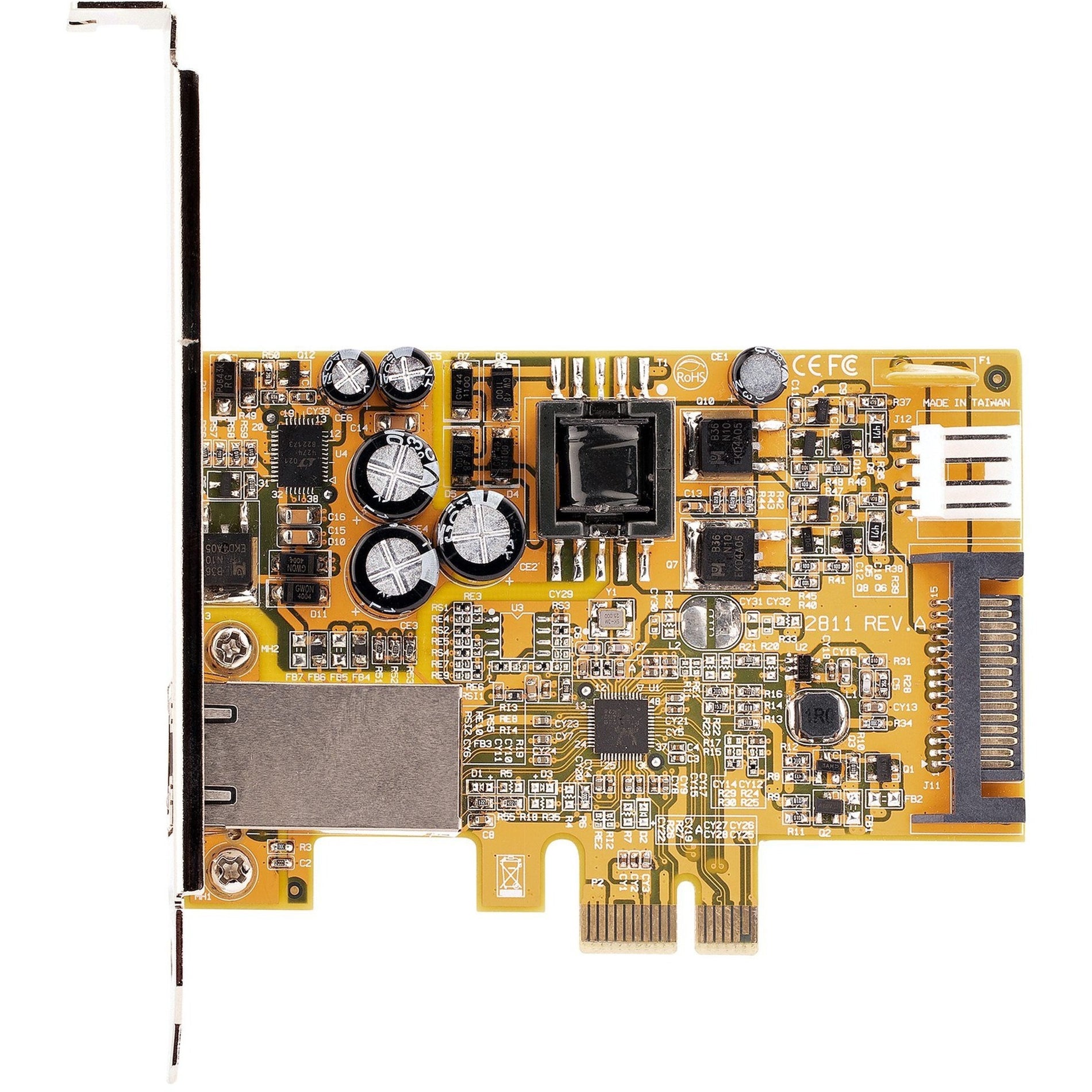 Top-down view of ST1000PEXPSE PCB layout and component architecture-alternate-image5