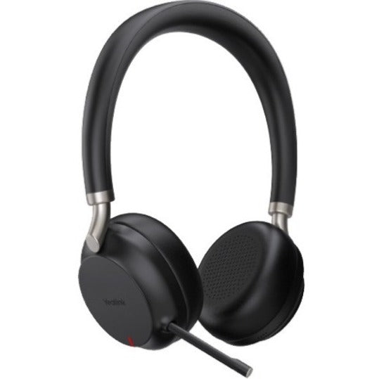 Side view of Yealink BH72 headset showing ergonomic design and comfort features-alternate-image2