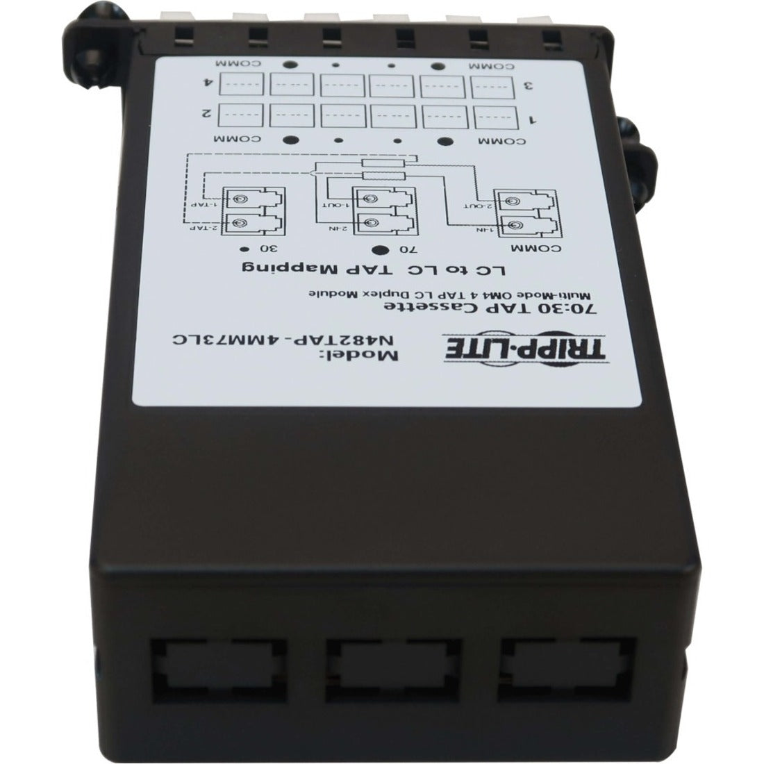 Top view of N482TAP-4MM73LC showing detailed port mapping diagram-alternate-image3