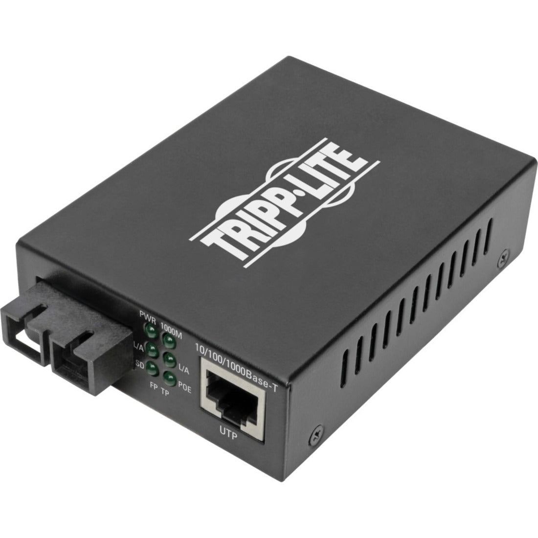 Transmetteur/Convertisseur de médias Tripp Lite N785-INT-PSCMM2 Fibre multimode Ethernet Gigabit distance de 2 kilomètres