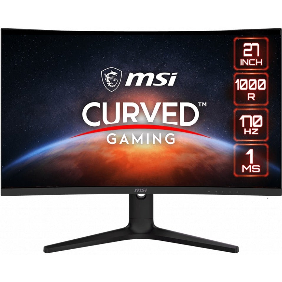 MSI G271CE2 Optix 27" Curved Gaming Monitor, Full HD, 170Hz Refresh Rate, FreeSync Premium