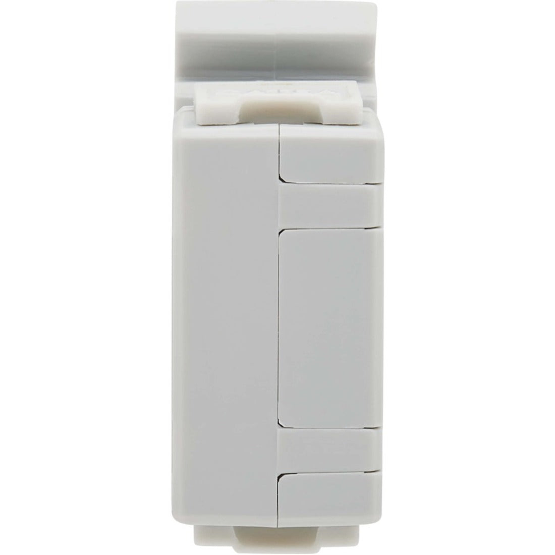 Tripp Lite N235-D01-SH-6A Cat6a 屏蔽 直通 DIN 轨道可安装 快卸式 连接器 (RJ45 F/F) TAA 网络 适配器 品牌名称：Tripp Lite 品牌名称翻译：特力品