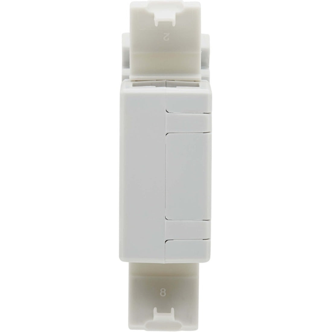 Tripp Lite N235-D01-SH-6A Cat6a 屏蔽 直通 DIN 轨道可安装 快卸式 连接器 (RJ45 F/F) TAA 网络 适配器 品牌名称：Tripp Lite 品牌名称翻译：特力品