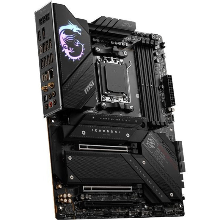 MSI X670ECARBWIFI MPG X670E CARBON WIFI Gaming Desktop Motherboard - AMD  X670 Chipset, Socket AM5, ATX