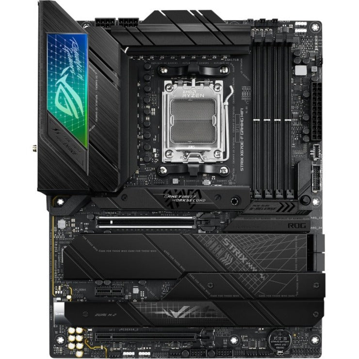 Asus ROG ROGSTRIXX670E-FGAMINGWIFI Carte Mère Gaming Strix X670E-F GAMING WIFI Chipset AMD X670 Support Processeur Ryzen 5/7/9