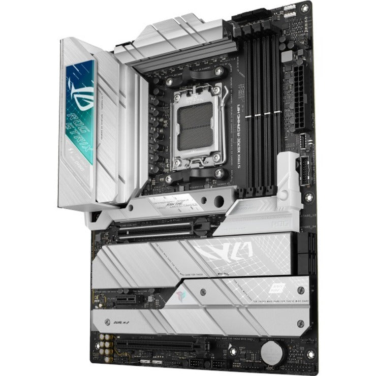 Asus ROG ROGSTRIXX670E-AGAMINGWIFI Strix X670E-A GAMING WIFI Gaming Desktop Motherboard, AMD X670 Chipset, Ryzen 5/7/9 Processor Supported