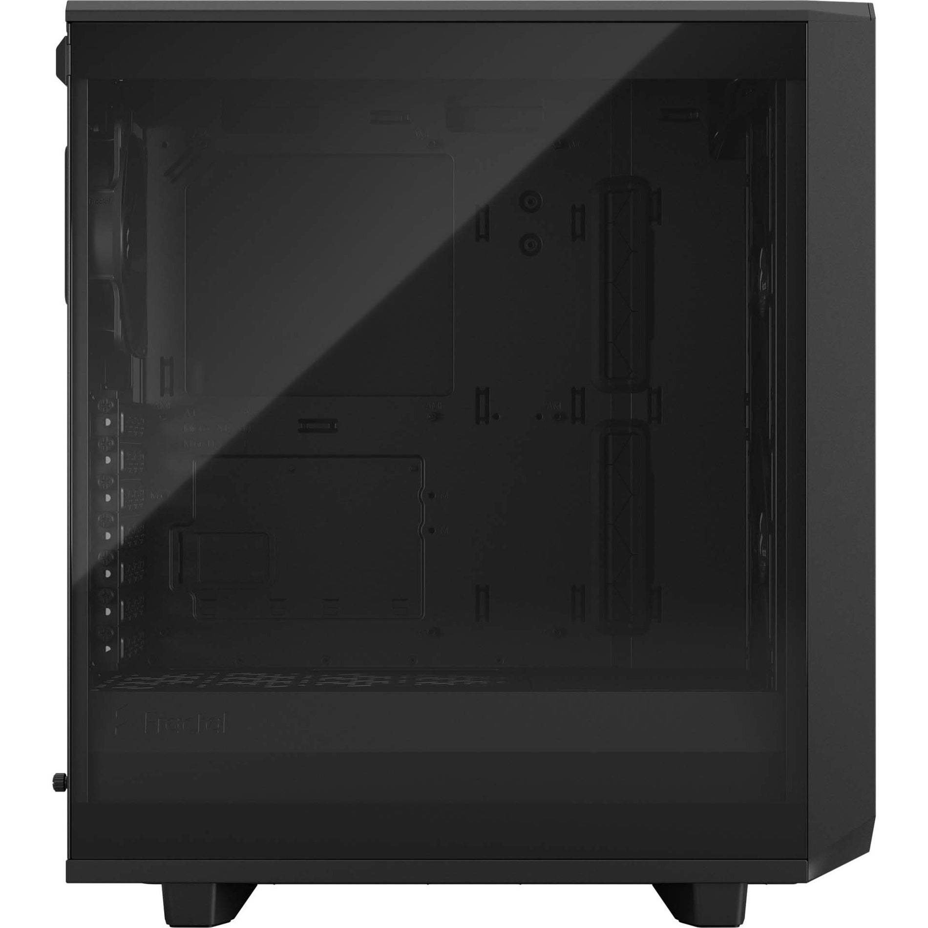 Fractal Design FD-C-MEL2C-03 Meshify 2 Compact Lite Computer Case, Mid-tower, Steel and Tempered Glass, Black