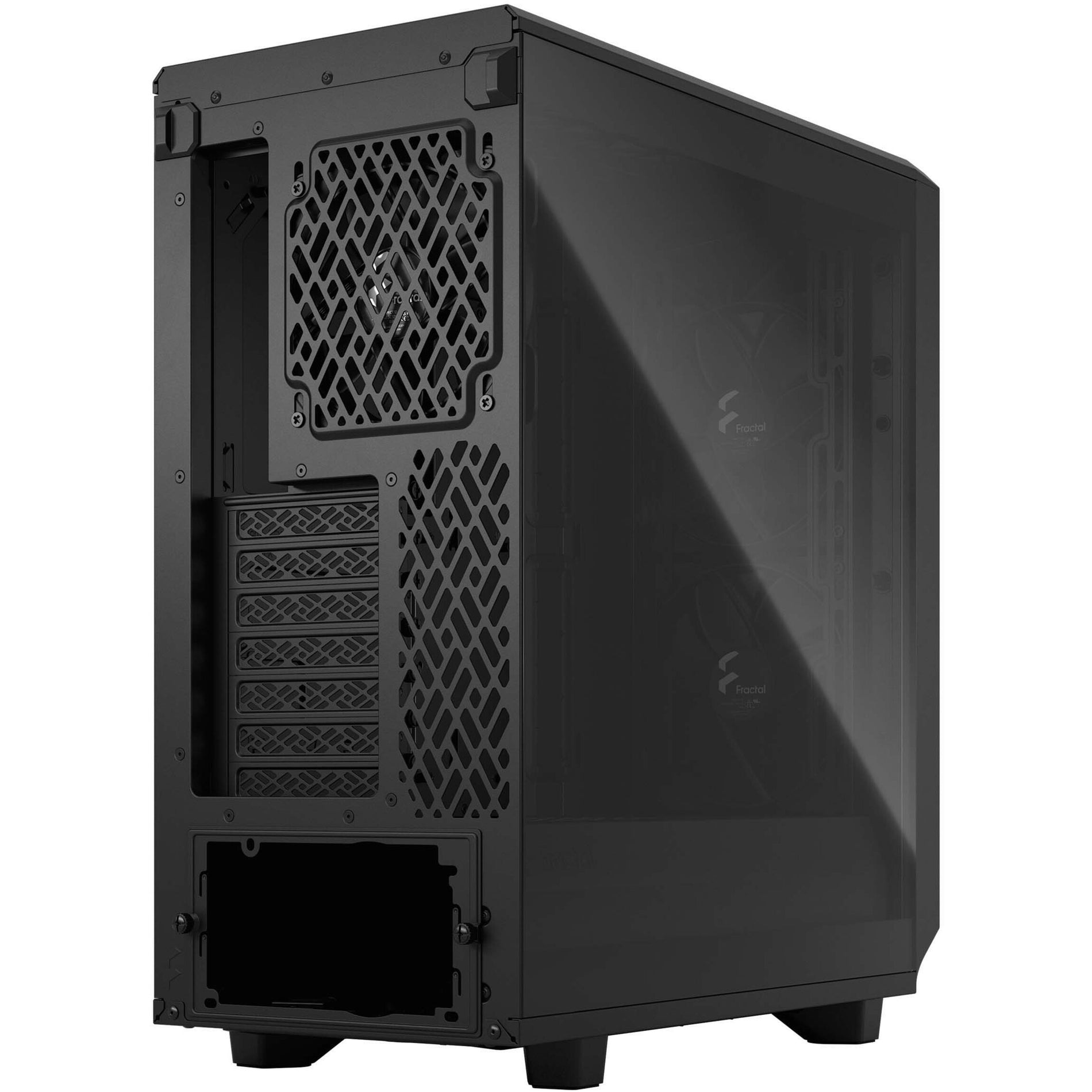 Fractal Design FD-C-MEL2C-03 Meshify 2 Compact Lite Computer Case, Mid-tower, Steel and Tempered Glass, Black