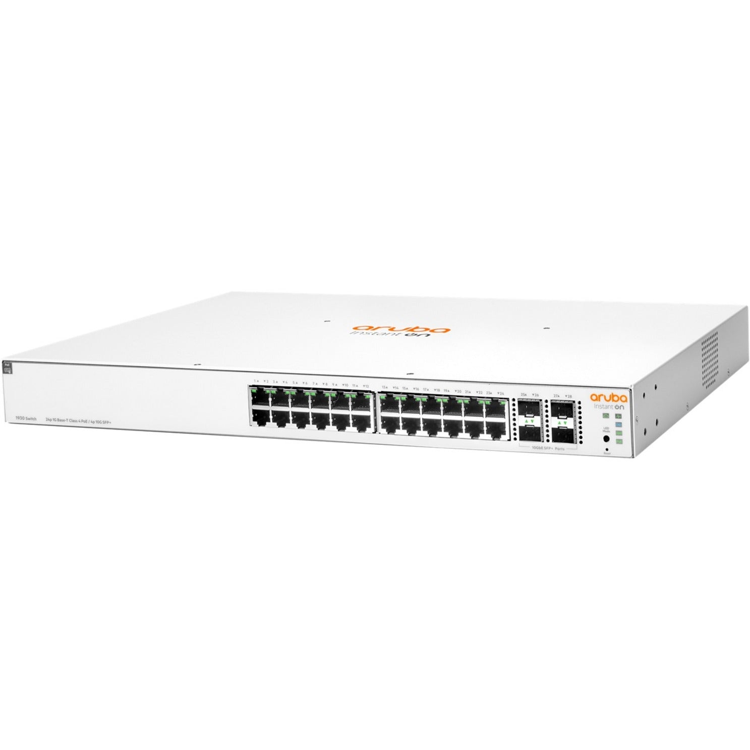 Marca: Aruba Instant On   Interruptor de 24G Clase4 PoE 4SFP/SFP+ 195W Ethernet Gigabit Ethernet 10 Gigabit  24 puertos