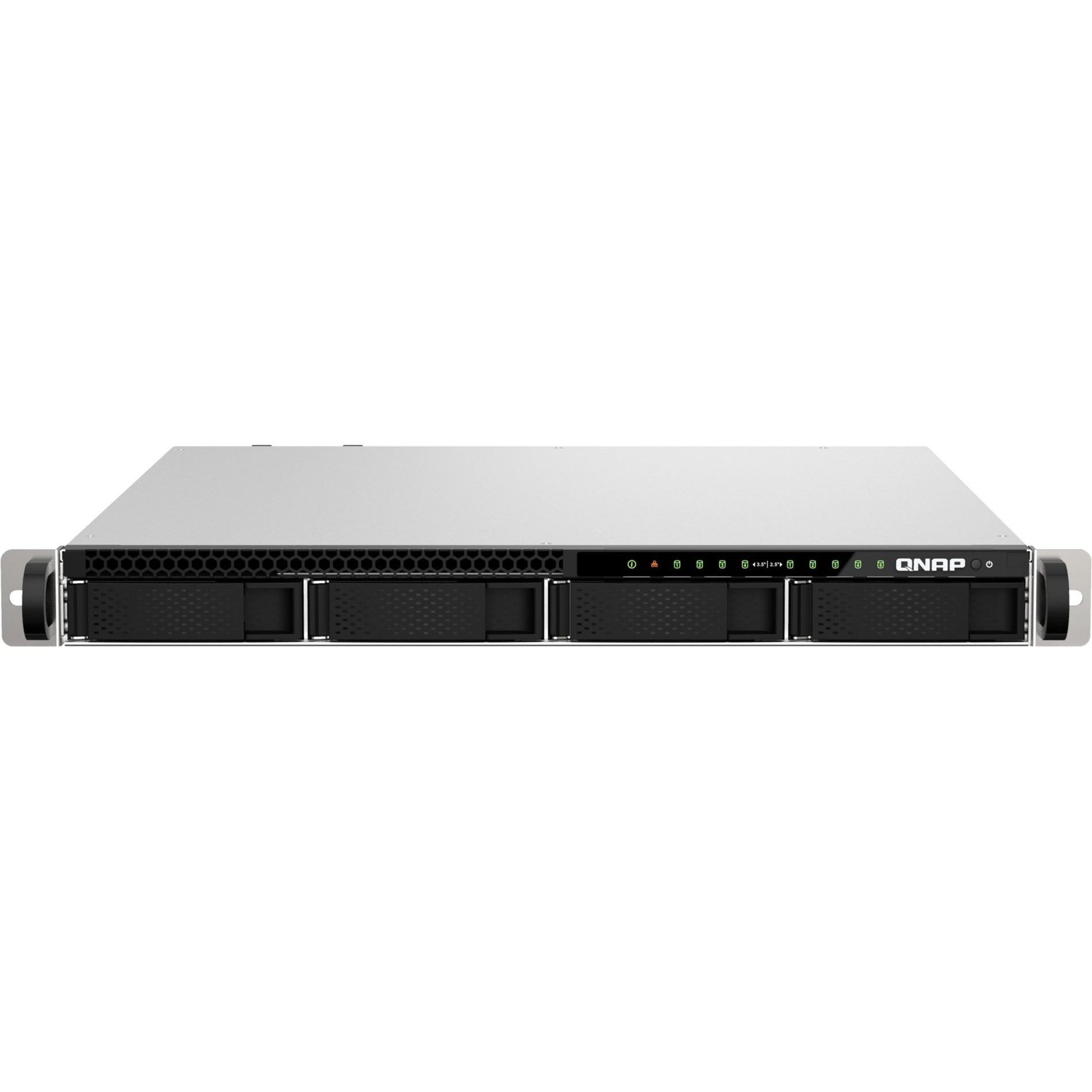 QNAP TS-H987XU-RP-E2334-16G SAN/NAS Storage System TS-H987XU-RP-E2334-16G-US, 16GB DDR4, 9 Bays, 10GbE, 1U Rack-mountable