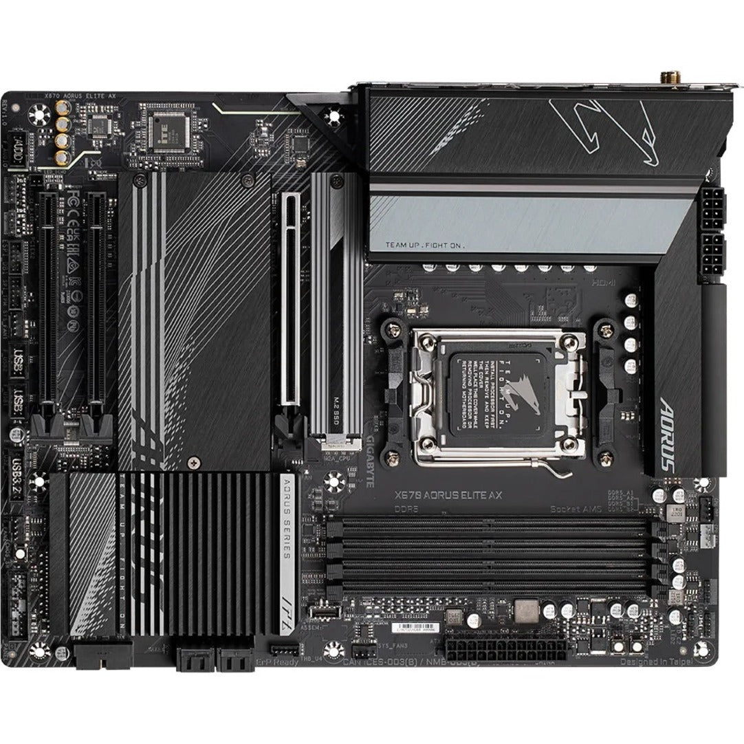 品牌：Aorus Aorus X670 AORUS ELITE AX X670 ELITE AX游戏台式电脑主板-AMD X670芯片组，插座AM5，ATX