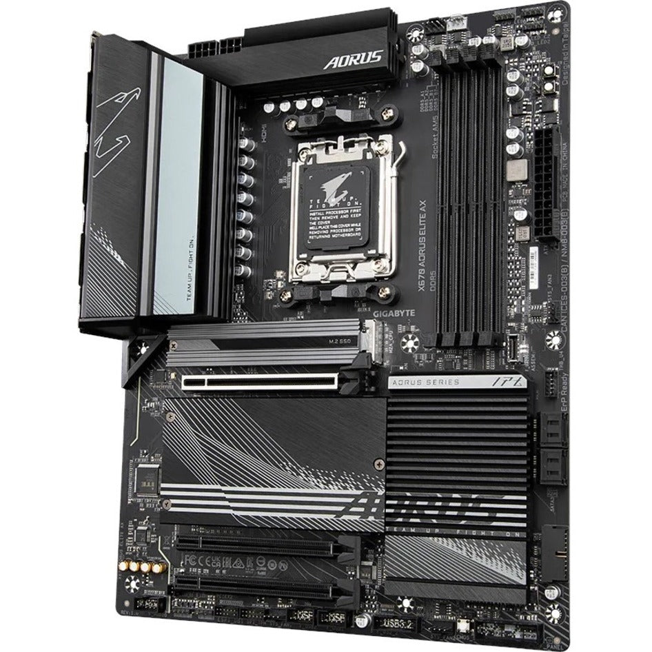 Aorus X670 AORUS ELITE AX แม่แบบเมนบอร์ดเกมมิ่ง - ชิปเซ็ต AMD X670 ซ็อกเก็ต AM5 ATX