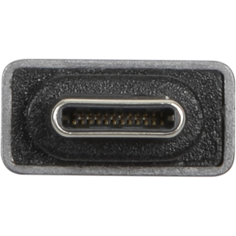 Detailed view of USB-C connector pins