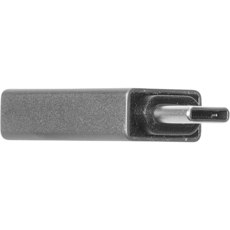 Profile view of USB-C connector end