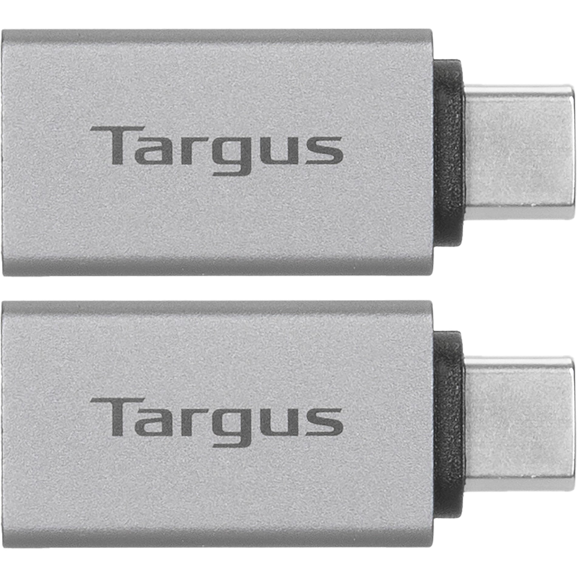 Targus ACA979GL USB/USB-C Gegevensoverdracht Adapter - Grijs 2 Pakketten