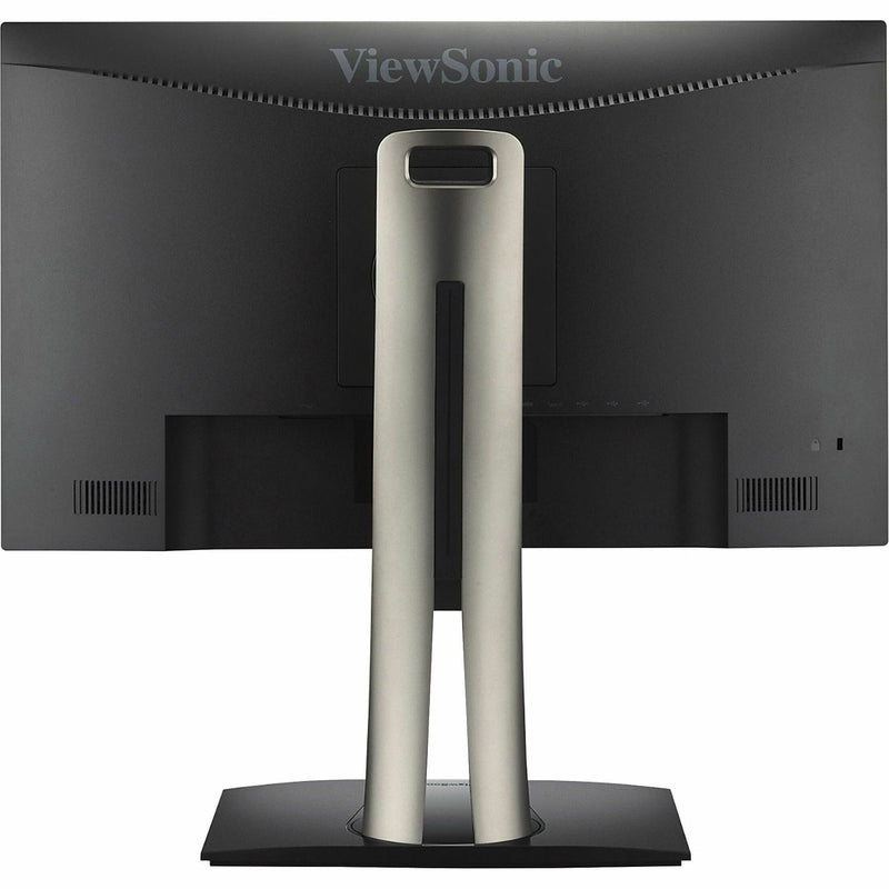 Rear view of ViewSonic VP2456 monitor showing mounting options