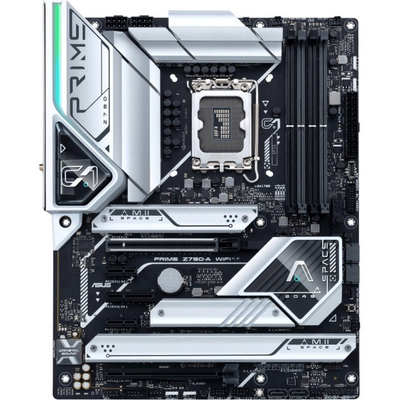 ASUS PRIMEZ790-AWIFI Prime Z790-A WiFi 6E LGA 1700 ATX Motherboard, PCIe 5.0, DDR5, 4x M.2 Slots, Intel 2.5 Gb LAN, USB 3.2 Gen 2, Thunderbolt 4, Aura Sync RGB Lighting