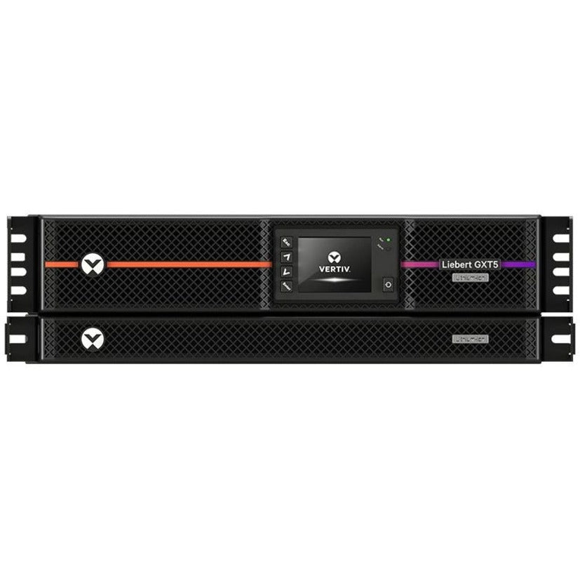 Liebert GXT5LI-6000MVRT3UXLN General Purpose UPS, 6000VA/6000W Rack/Tower, 5 Year Warranty, Energy Star, USB, LCD Display