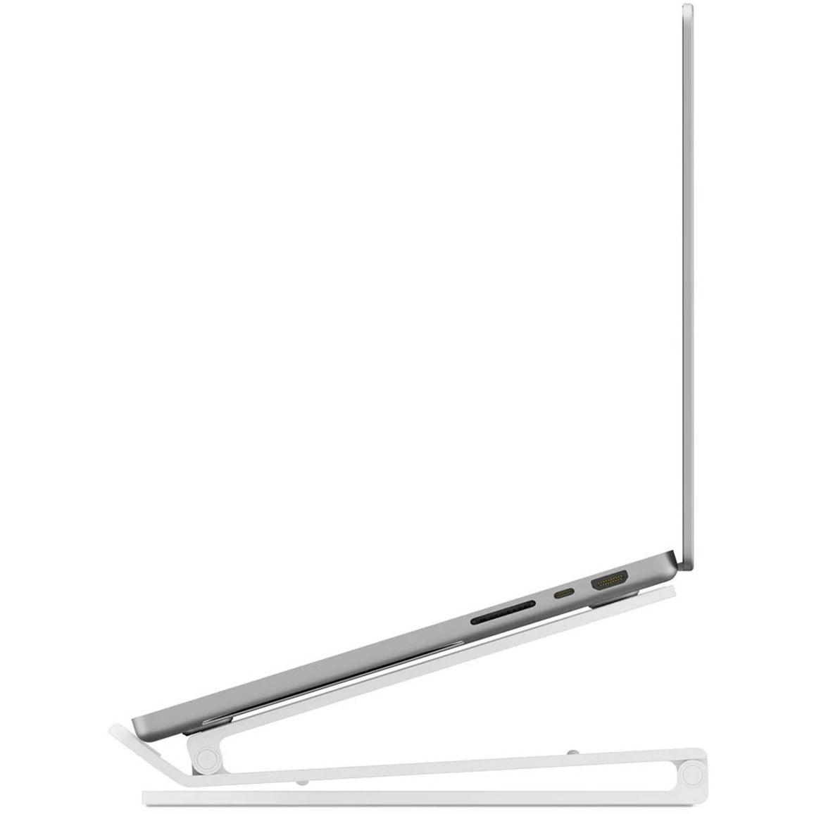 Twelve South TS-2202 Curve Flex Notebook Stand Foldable Portable Height Adjustable Matte White