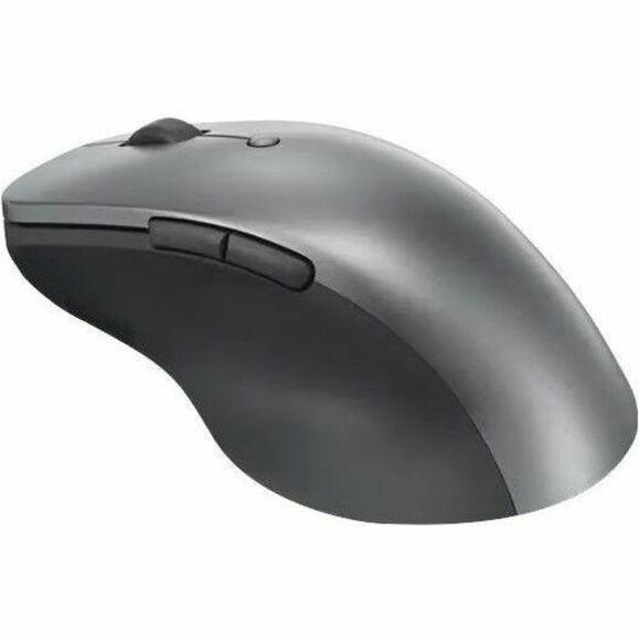 Detailed view of Lenovo Professional Bluetooth Mouse showing ergonomic curves and button layout