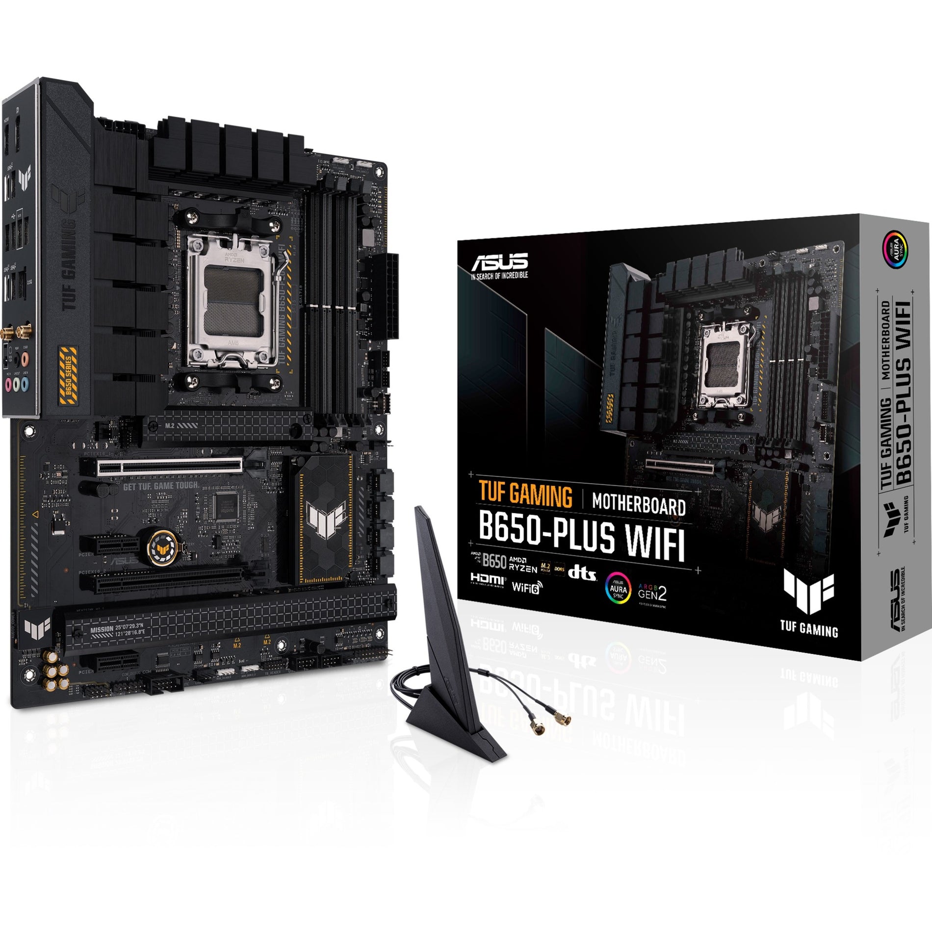 ASUS TUF GAMING B650-PLUS WIFI Gaming Desktop Motherboard - AMD B650  Chipset - Socket AM5 - ATX, High Performance and Reliable Motherboard for  Gaming ...