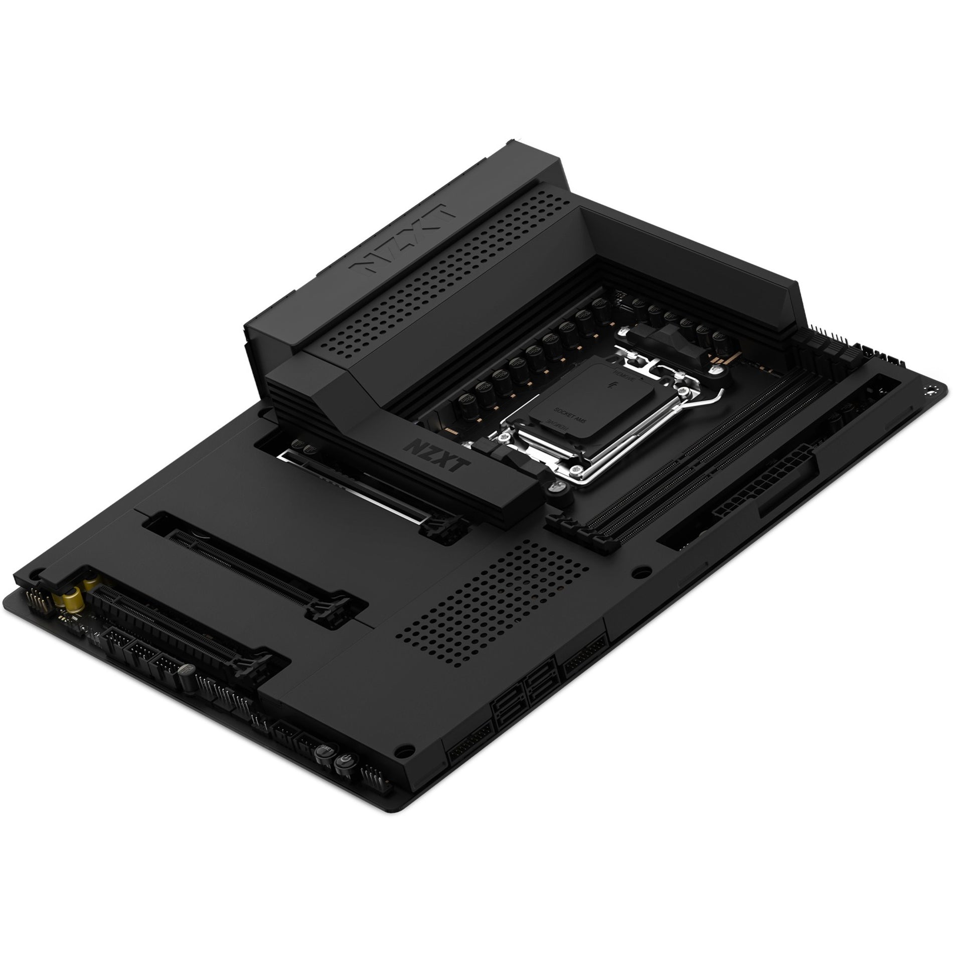 NZXT N7-B65XT-B1 Desktop Motherboard, AMD B650 Chipset with Wi-Fi and Black Cover