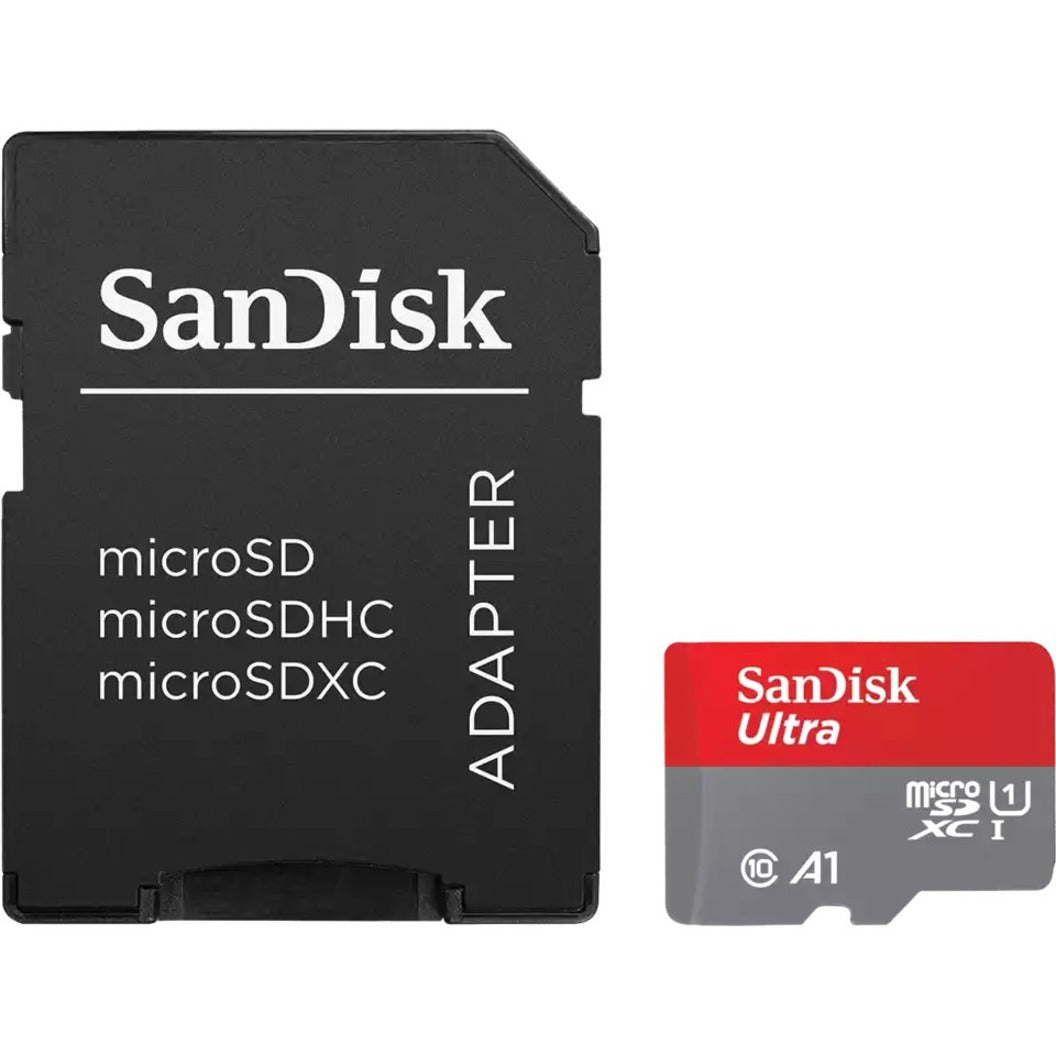 SanDisk microSDXC card shown with its full-size SD card adapter, displaying both components side by side-alternate-image2