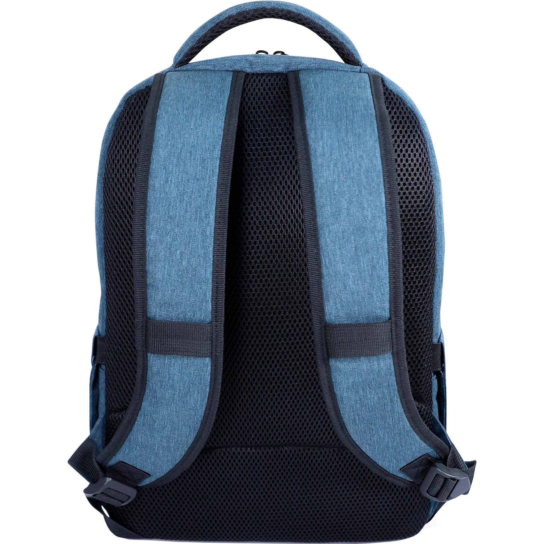 Back view of Urban Factory backpack showing mesh padding and ergonomic shoulder straps-alternate-image4