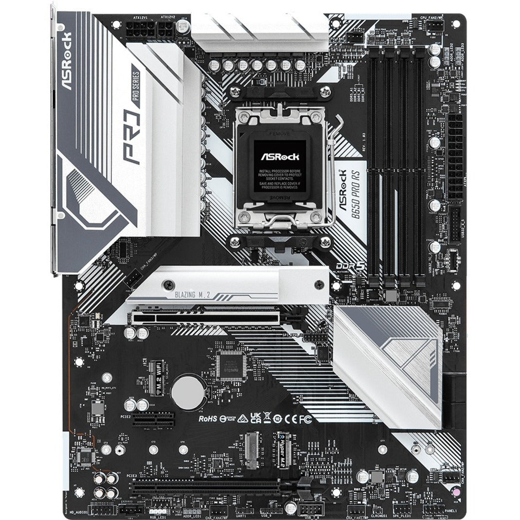 ASRock B650 PRO RS Gaming Desktop Motherboard B650 PRO RS, AMD B650 AM5 ATX MB