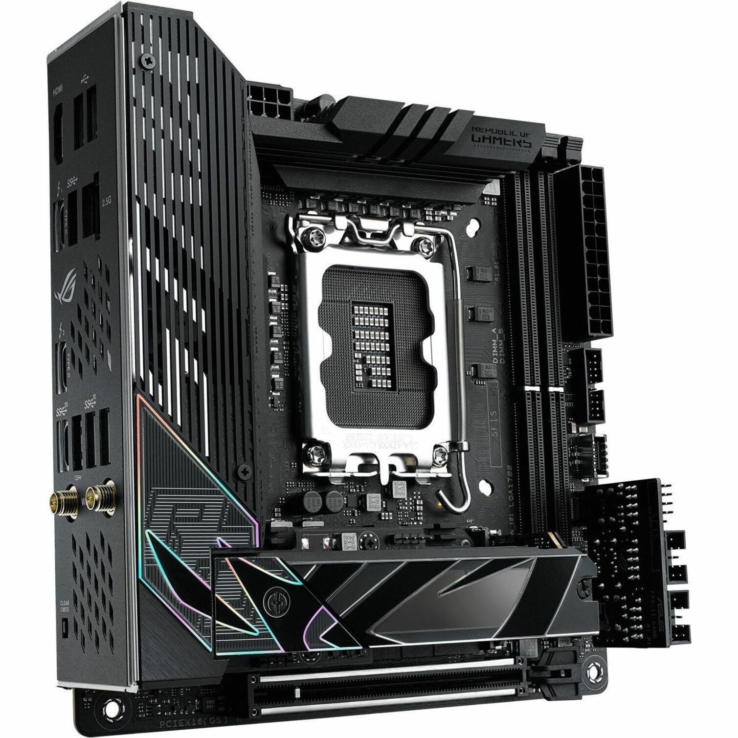 Asus ROG ROG STRIX Z790I GAMI STRIX Z790I GAMI Gaming Desktop Motherboard, Mini ITX, Intel Z790 Chipset, Socket LGA-1700