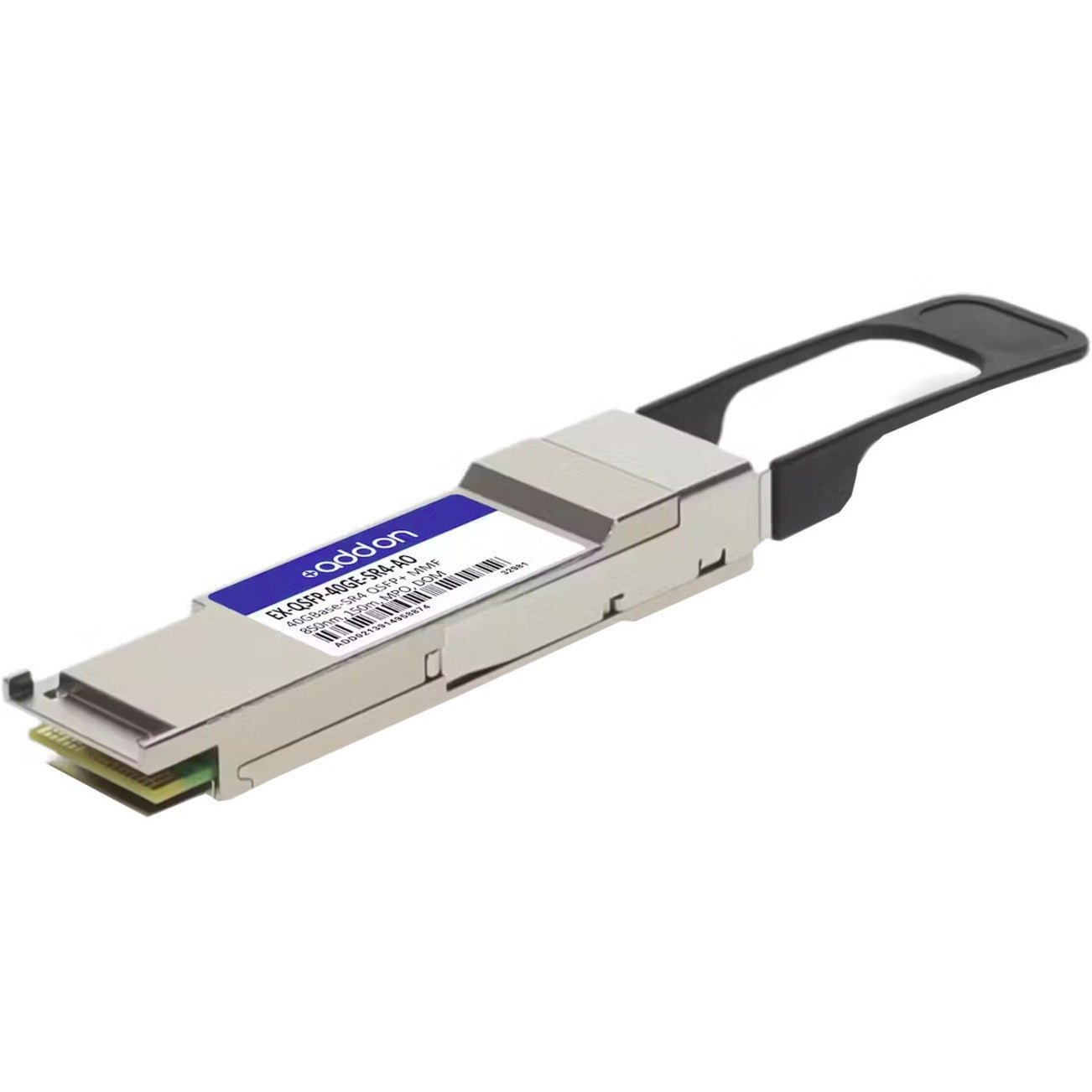 โมดูล QSFP+ EX-QSFP-40GE-SR4-AO จาก Juniper Networks 40GBase-SR4 มัลติ-โหมด ระยะทางที่รองรับ 492.13 ฟุต