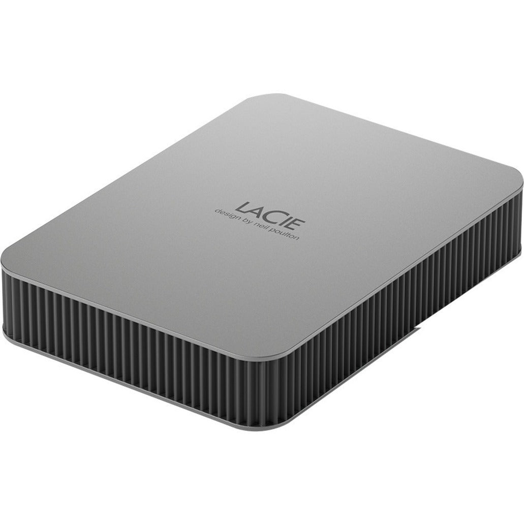 LaCie STLR4000400 Mobile Drive Secure 4 TB Portable Hard Drive, USB 3.2 Type C, Space Gray