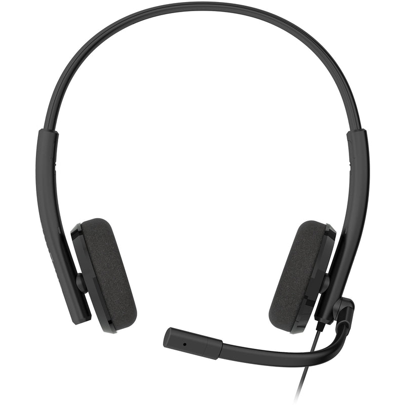 Front view of Creative HS-220 headset displaying adjustable headband and dual ear cups