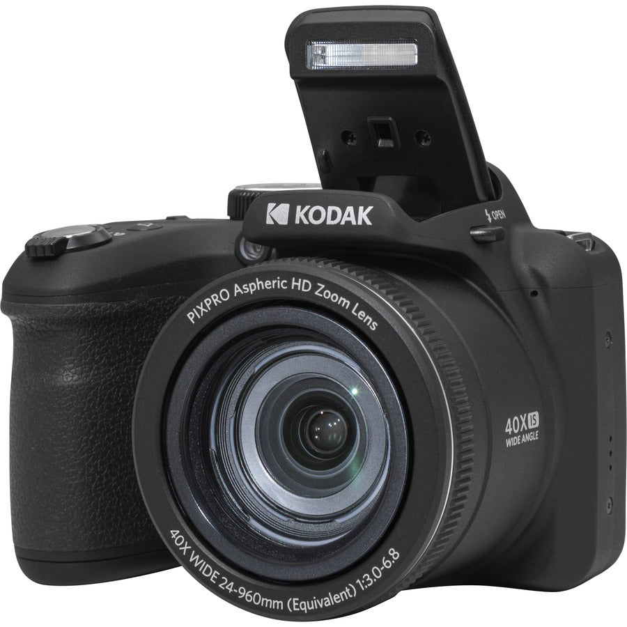 Kodak AZ405-BK PIXPRO Compact Camera、20.7MP、40倍の光学ズーム、フルHDビデオ、ブラック Kodak：コダック