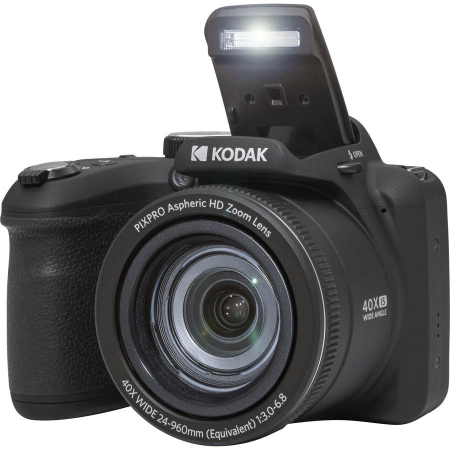 Kodak AZ405-BK PIXPRO Kompaktkamera 207MP 40-fach optischer Zoom Full-HD-Video Schwarz