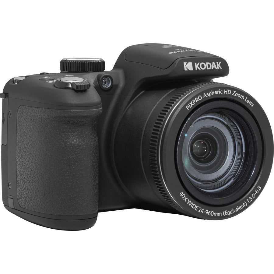 Kodak AZ405-BK PIXPRO Compact Camera, 20.7MP, 40x Optical Zoom, Full HD Video, Black