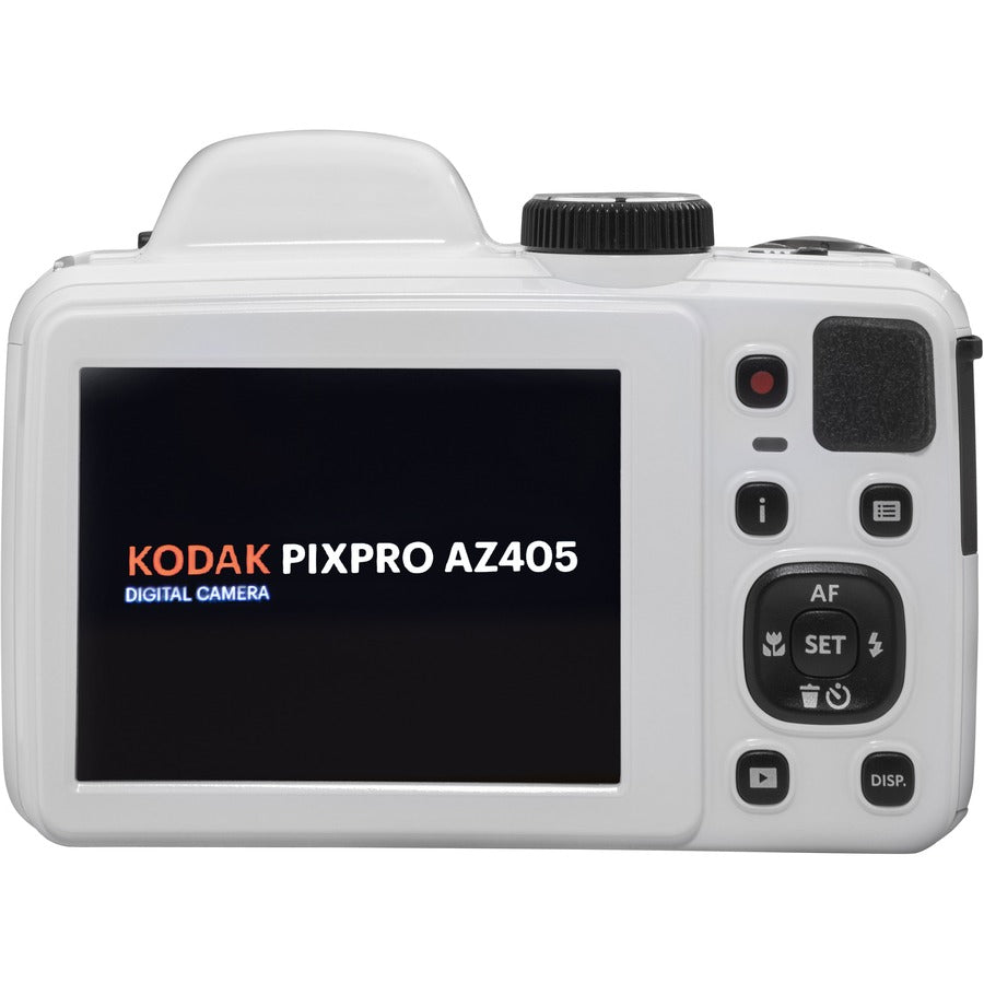 Kodak AZ405-WH PIXPRO Kompaktkamera 207MP 40-facher optischer Zoom Full HD Video Weiß