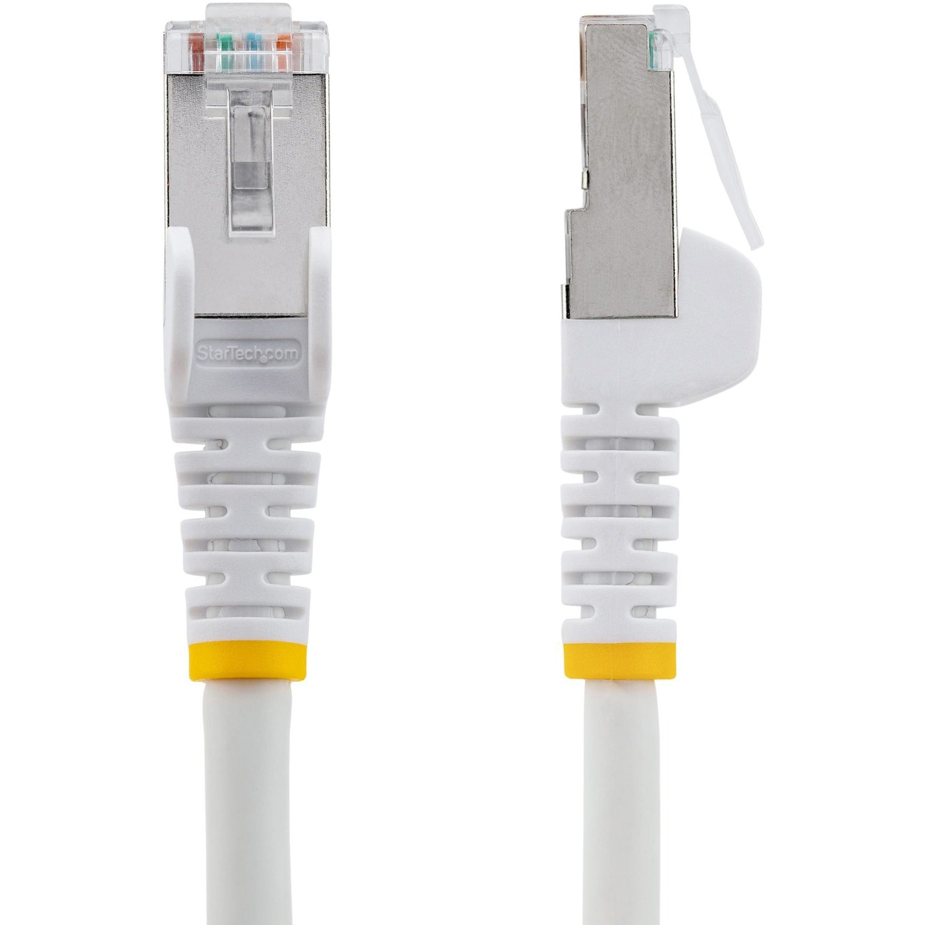 StarTech.com NLWH-30F-CAT6A-PATCH Cable de red Patch Cat.6a S/FTP 30 pies 10 Gbit/s Blanco