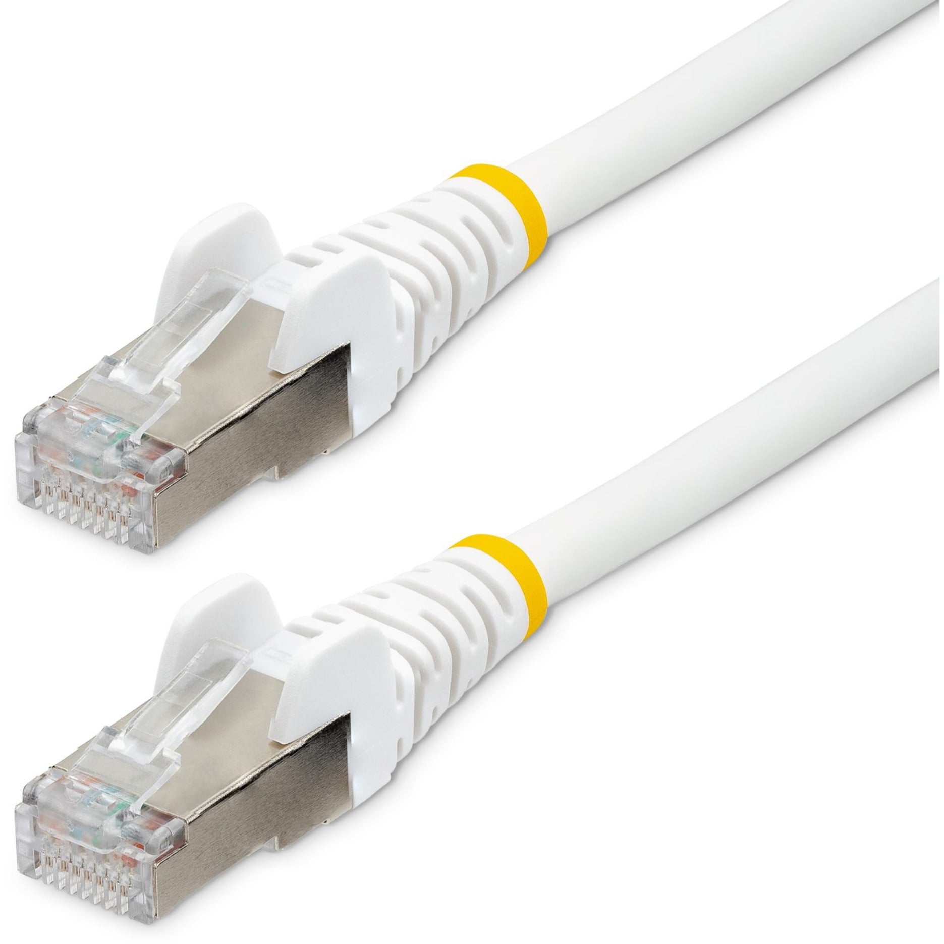 StarTech.com NLWH-30F-CAT6A-PATCH Cat.6a S/FTP Patch Network Cable, 30 ft, 10 Gbit/s, White