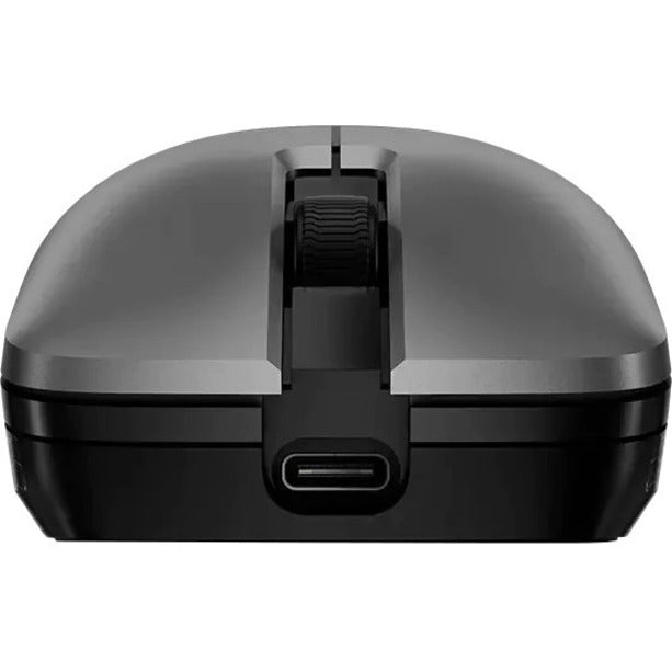 Rear view of Lenovo Legion M600s gaming mouse showing USB-C charging port