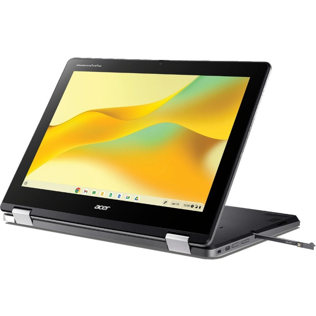 Acer NX.KE4AA.001 Chromebook Spin 512 R856TN-C6T4 2 in 1 Chromebook 12 Touchscreen Intel N100 Quad-core 4GB RAM 64GB Flash Memory Black