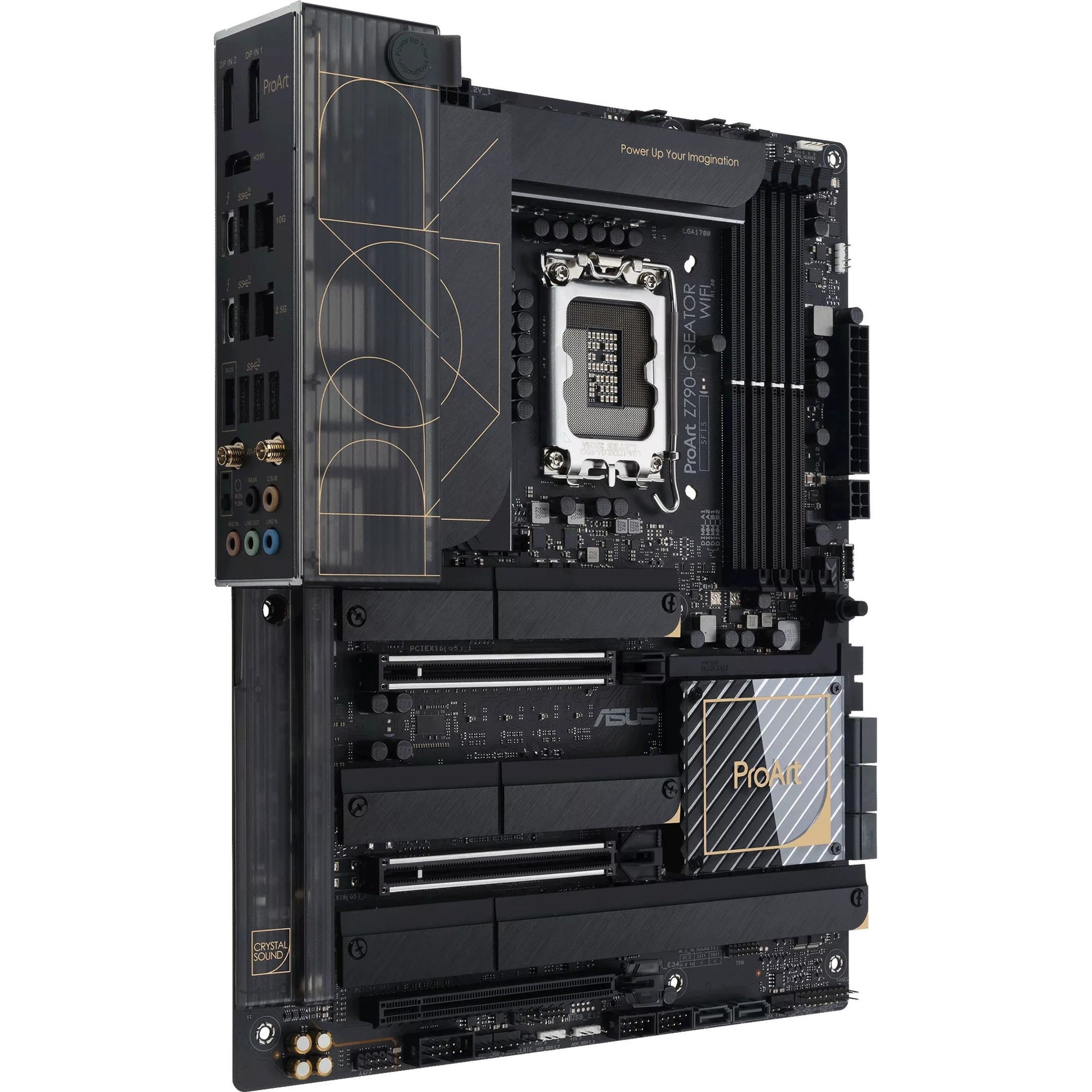 Asus PROART Z790-CREATOR WIFI Desktop Motherboard - Intel Z790 Chipset - Socket LGA-1700 - ATX, DDR5, Thunderbolt 4, WiFi