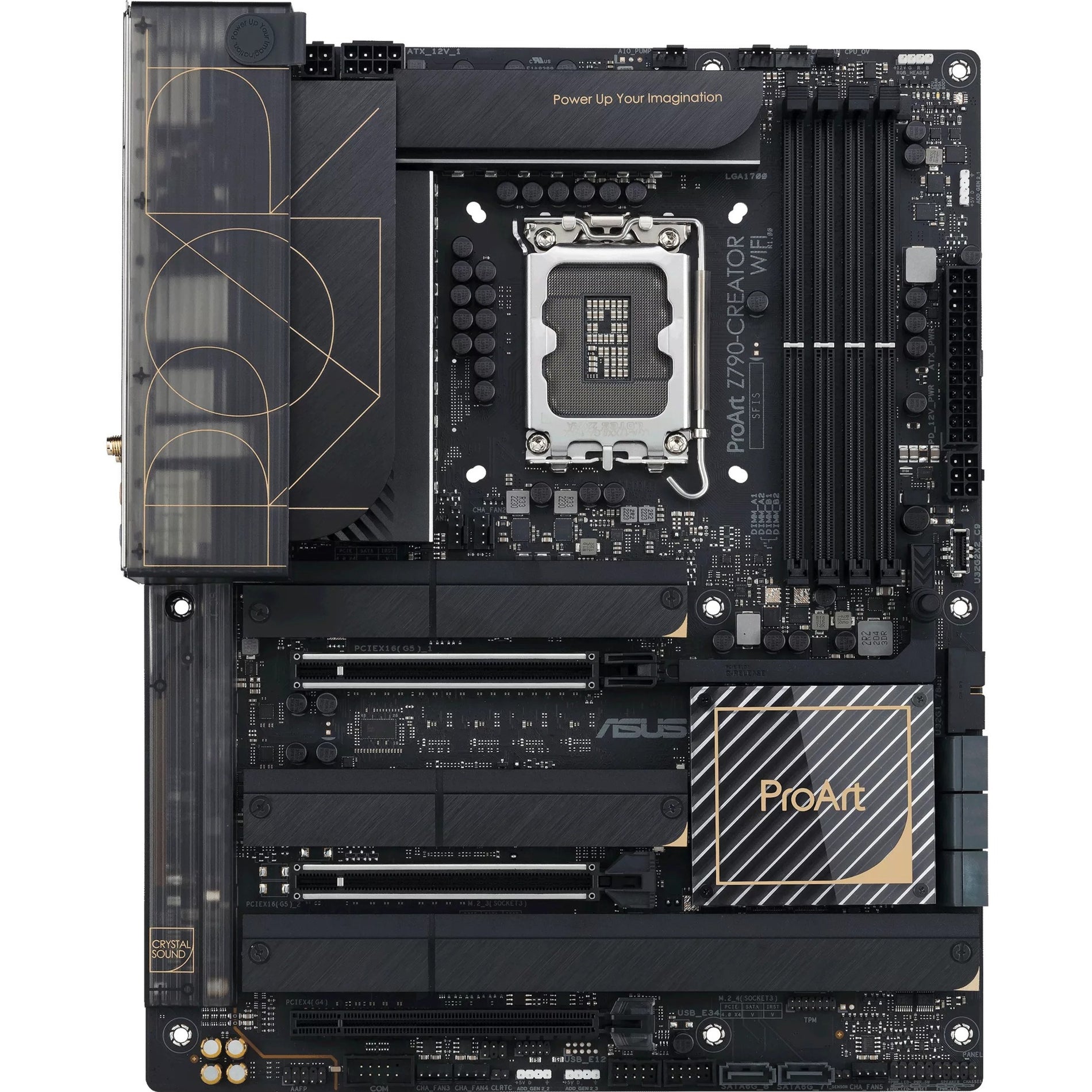 Asus PROART Z790-CREATOR WIFI Desktop Motherboard - Intel Z790 Chipset - Socket LGA-1700 - ATX, DDR5, Thunderbolt 4, WiFi