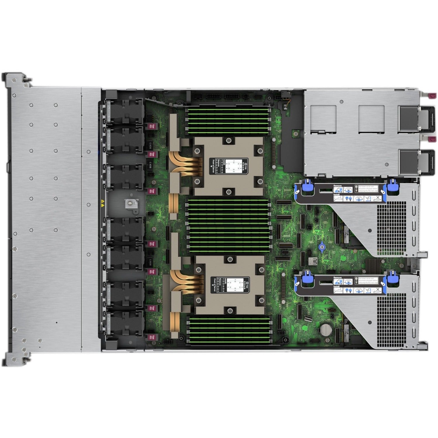 HPE P55016-B21 ProLiant DL365 G11 1U Rack Server, AMD EPYC 9124 2.70 GHz, 32GB RAM, 12Gb/s SAS Controller