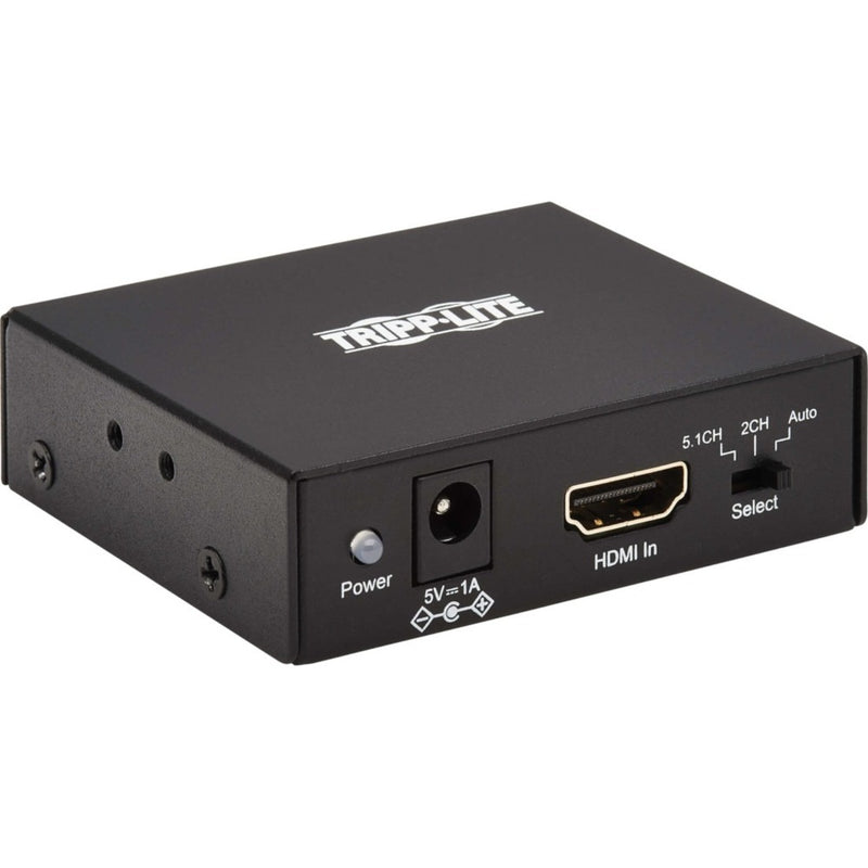 Front view of Tripp Lite P130-000-AUDIO2 showing HDMI input and controls