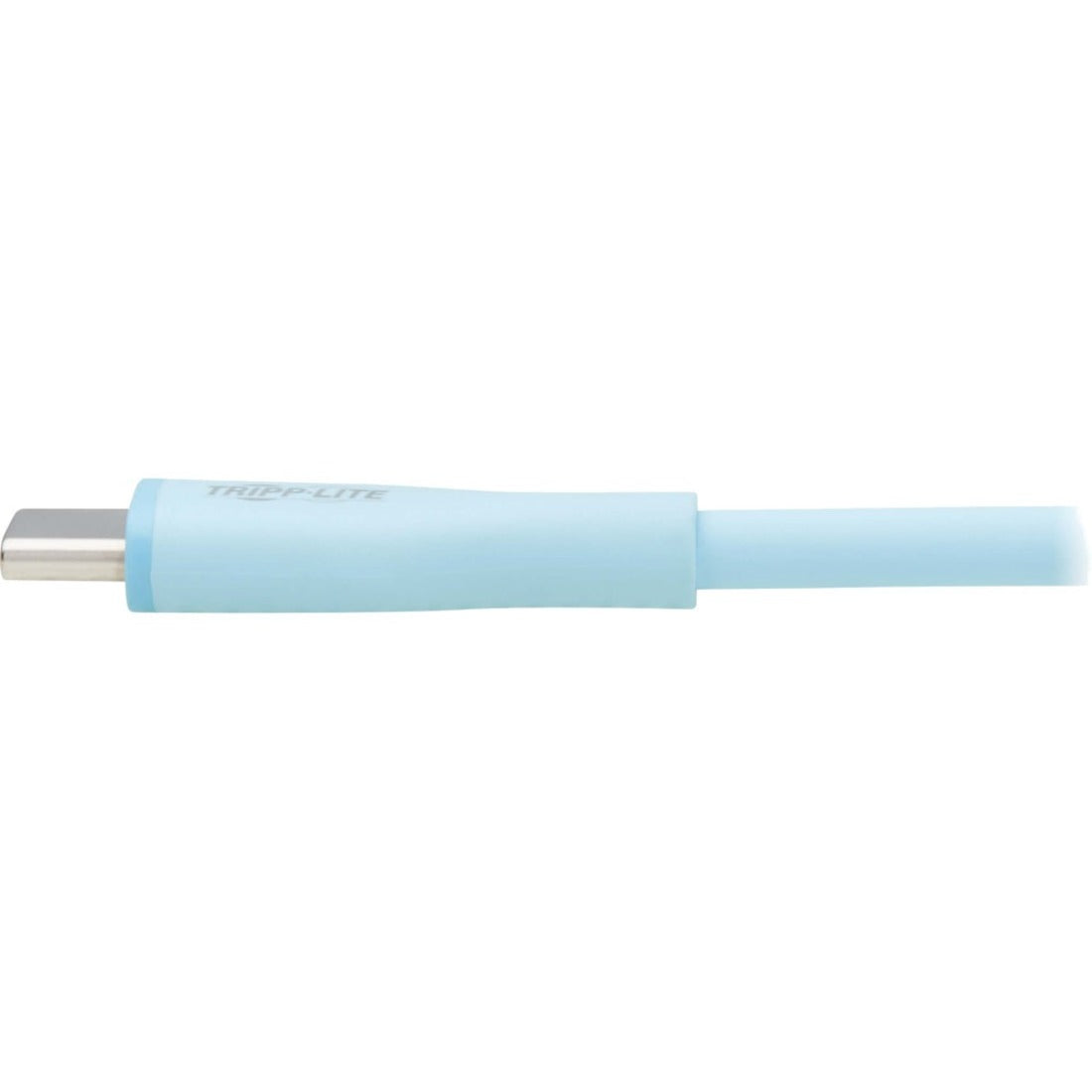 Câble de transfert de données USB-C Tripp Lite U040AB-006-CSLB Safe-IT 18 m chargement matériau antibactérien ultra flexible pliable anti-enchevêtrement passif chargement rapide moulé livraison d'alimentation USB (USB PD)