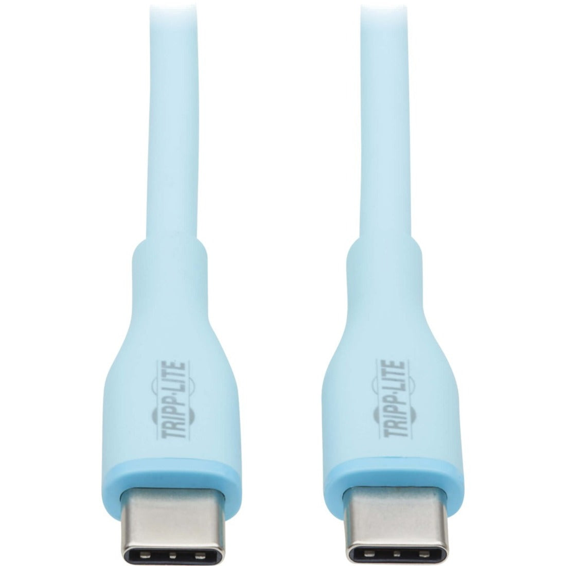 Tripp Lite U040AB-006-CSLB Cable de Transferencia de Datos USB-C Safe-IT 6 pies Carga Material Antibacteriano Ultra Flexible Doblable Sin enredos Pasivo Carga Rápida Moldeado Entrega de Potencia USB (USB PD)