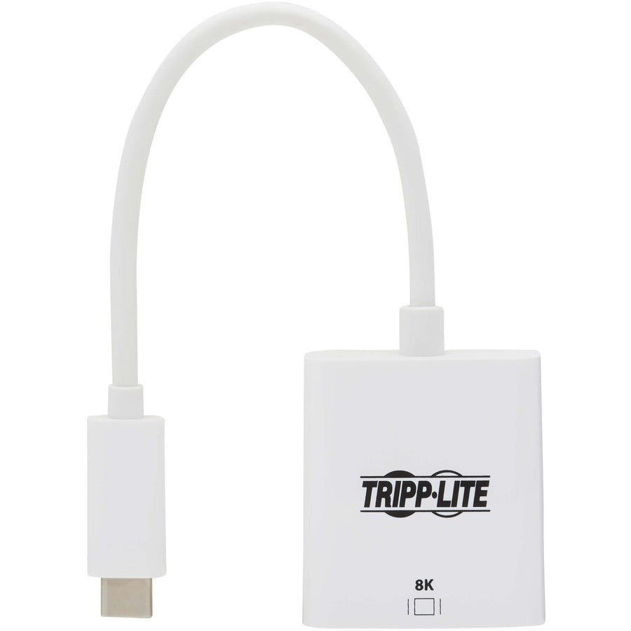 Tripp Lite U444-06N-HD8KW อะแดปเตอร์ USB-C เป็น HDMI (ชาย/หญิง) - 8K HDR 4:4:4 HDCP 2.3 ขาว