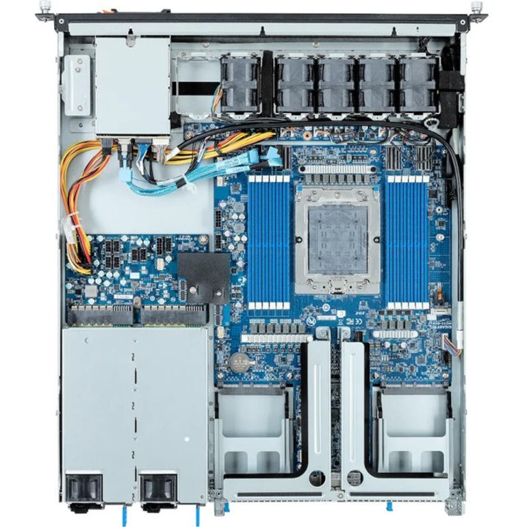 Gigabyte E163-Z30 Barebone System - 1U Rack-mountable, Socket SP5 LGA-6096, 256GB Memory, 2x 2.5" Bays, 2x PCI Express x16 Slots, 800W Power Supply