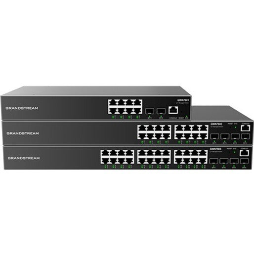 Bộ chuyển mạch mạng quản lý lớp 2+ Grandstream GWN7802P 16 cổng Gigabit Ethernet PoE ngân sách PoE 240W